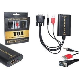 Cabo Conversor Vga para HDMI com Áudio USB - 4