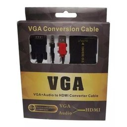 Cabo Conversor Vga para HDMI com Áudio USB - 2