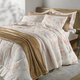 Jogo de Cama Queen Estampa Thalia 4 Pcs 160 Fios Karsten - 2