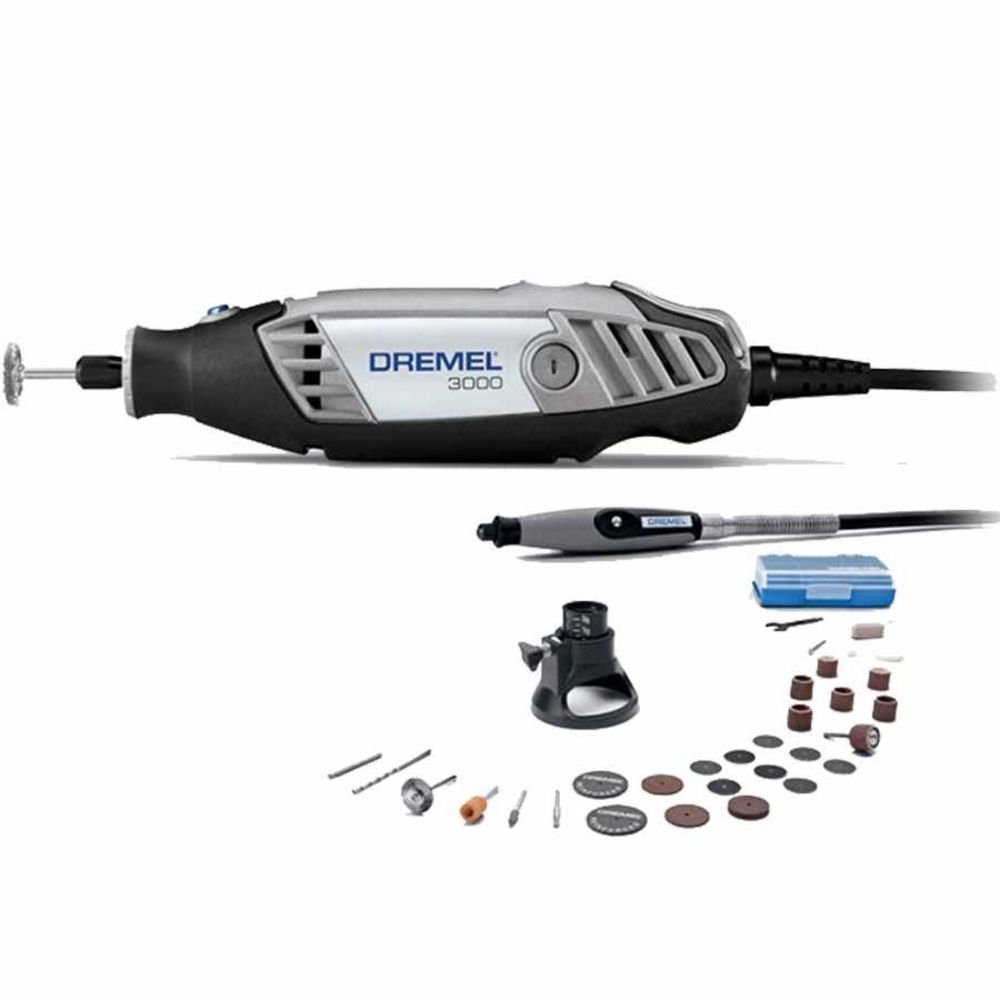 Kit Dremel Micro Retífica 3000 + Estação de Trabalho + Brocas