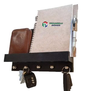 Porta Chaves Em Mdf - Natural
