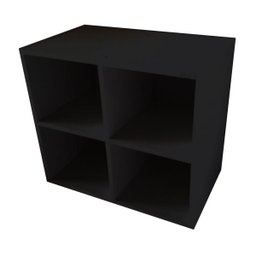 Biblioteca Cubo Aéreo Trovarelli - Preto - 1