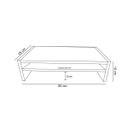 Ver imagem 3 de Suporte com Prateleira para Monitor Preto Em Mdf