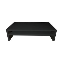 Suporte com Prateleira para Monitor Preto Em Mdf - 1