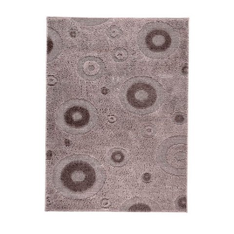 Tapete para Sala 1,00 x 1,50 Jazz Alto e Baixo Relevo des 01 Cinza