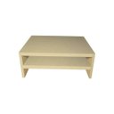 Ver imagem 1 de Suporte Duplo para Monitor Natural Em Mdf