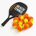 Ver imagem 2 de 10 Bolas Beach Tennis Sandever Bolinha Praia Profissional