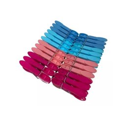 Kit 72 Prendedores De Roupa Para Varal Lavanderia Coloridos - 2