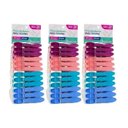 Ver imagem 1 de Kit 72 Prendedores de Roupa para Varal Lavanderia Coloridos