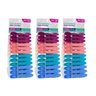 Kit 72 Prendedores de Roupa para Varal Lavanderia Coloridos - 1