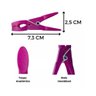 Kit 72 Prendedores de Roupa para Varal Lavanderia Coloridos - 3