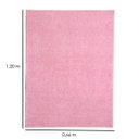 Ver imagem 5 de Tapete Passadeira 66 x 1,20 Classic Rosa Bebe
