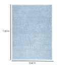 Ver imagem 5 de Tapete Passadeira 66 x 1,20 Classic Azul Bebe
