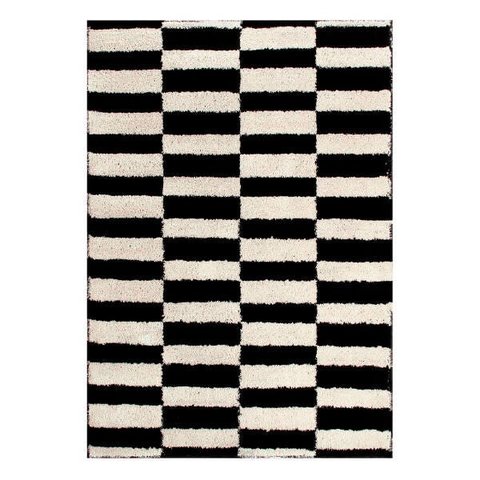 Tapete para Sala 1,50 x 2,00 Art Desenho 05 Preto Oasis