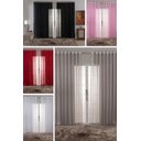 Ver imagem 3 de Cortina Sala Quarto Voal Liso Delicate 300x180 Transparente:branco