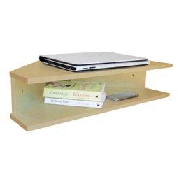 Mesa Suspensa Canto Notebook - Natural - 1