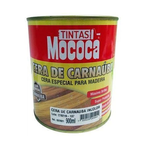 Cera Carnaúba Especial Madeira Geral Pisos Mármore Tijolos