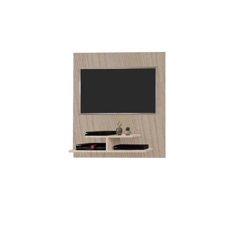Painel para TV até 32 Polegadas com Prateleiras em MDF - Madeira