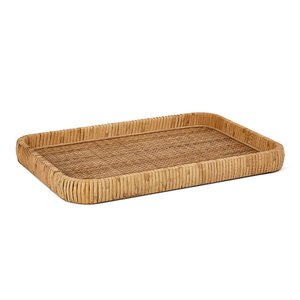 Bandeja em Fibra Natural Retangular - 45x30cm Abra Casa