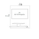 Ver imagem 3 de Painel para TV até 32 Polegadas com Prateleiras em MDF - Natural