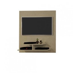 Painel para TV até 32 Polegadas com Prateleiras em MDF - Natural - 1