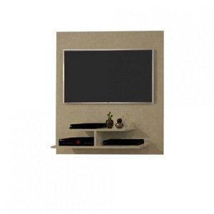 Painel para TV até 32 Polegadas com Prateleiras em MDF - Natural