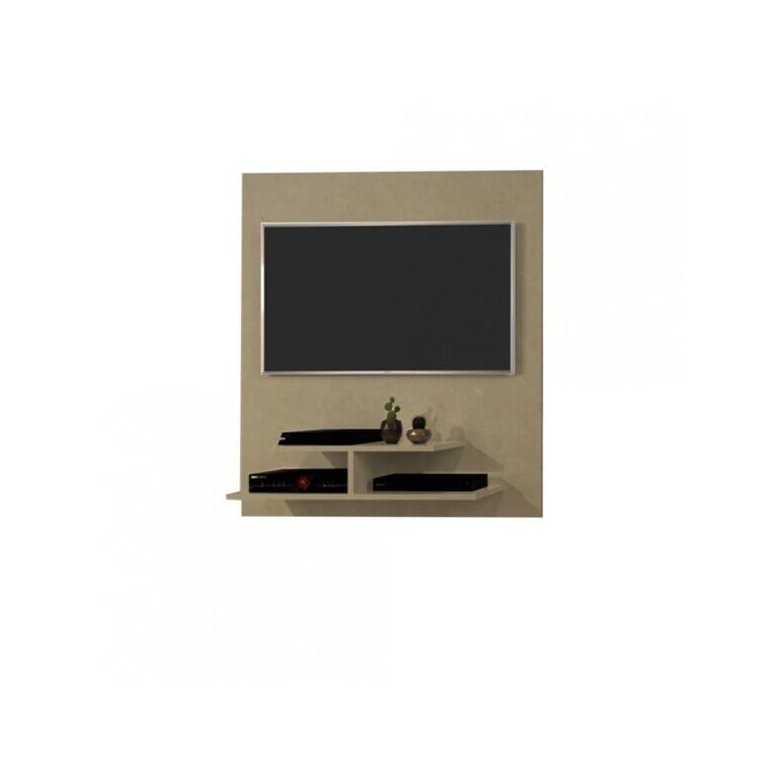 Painel para TV até 32 Polegadas com Prateleiras em MDF - Natural