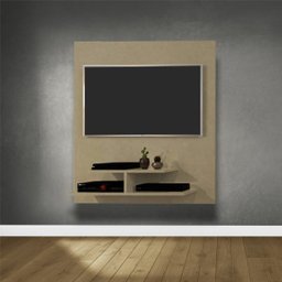 Painel para TV até 32 Polegadas com Prateleiras em MDF - Natural - 2