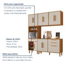 Ver imagem 7 de Cozinha Completa 4 Peças 10 Portas 2 Gavetas com Fruteira Lorena