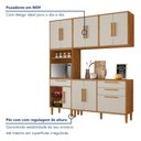 Ver imagem 4 de Cozinha Completa 4 Peças 10 Portas 2 Gavetas com Fruteira Lorena