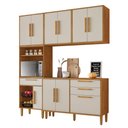 Ver imagem 2 de Cozinha Completa 4 Peças 10 Portas 2 Gavetas com Fruteira Lorena