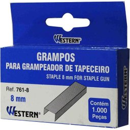 GRAMPO GRAMPEADOR DE TAPECEIRO 8MM WESTERN 761-8 - 1