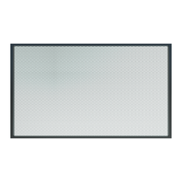 Cabeceira de Cama Ferro Estilo Industrial Telada 220x115 Super King - Cor Preto - 5