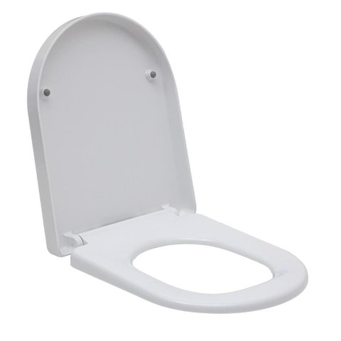 Assento Plástico com Soft Close para Vaso Sanitário Galena Pingoo.casa - Branco