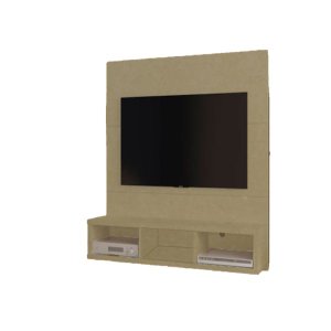 Painel para TV até 32 Polegadas com 3 Nichos em MDF - Natural