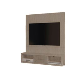 Painel para TV até 32 Polegadas com 3 Nichos em MDF - Branco - 1