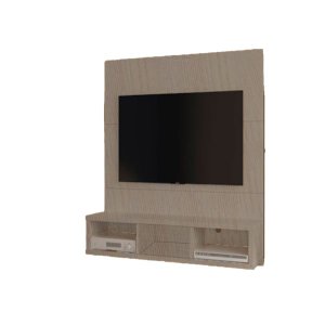 Painel para TV até 32 Polegadas com 3 Nichos em MDF - Branco