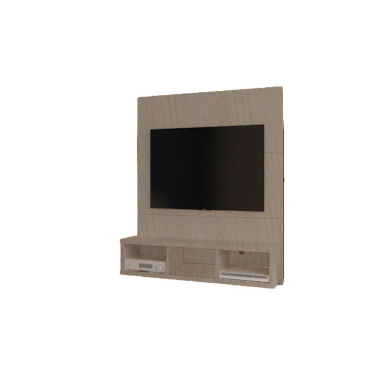 Painel para TV até 32 Polegadas com 3 Nichos em MDF - Branco