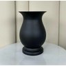 Vaso de Aco Inox Preto Fosco 13cm X 18cm - 1