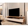 Rack para Tv até 75 Polegadas Vivare 1.8 Wood Nature/off White – Jlar Móveis - 2