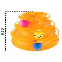 Brinquedo Para Gato Corre Corre Torre De Bolinhas Western - 5