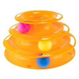 Brinquedo Para Gato Corre Corre Torre De Bolinhas Western - 2