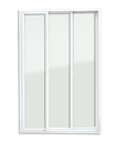 Ver imagem 1 de Porta Correr PVC 3F 210 x 180 V.Liso Temperado Brimak