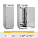 Ver imagem 4 de Armário Crescimento para 20 Esteiras Monofásico Total Inox Vazio Cf20ein 220v - Refrimate
