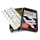 Ver imagem 4 de Brinquedo Jogo De Dominó Double 6 Color Dot Com 28 Peças