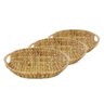 CESTA OVAL DE SEAGRASS NATURAL 33CM:Palha - 2