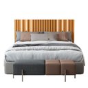 Ver imagem 3 de Cabeceira com Led para Cama de Casal Sapporo Nature