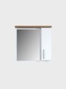 Ver imagem 3 de Armário de Banheiro 60cm MDF Freijo com Branco Paris - On Móveis