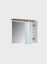Ver imagem 6 de Armário de Banheiro 60cm MDF Freijo com Branco Paris - On Móveis