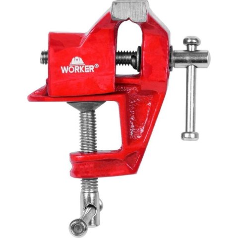 Torno de Bancada 75mm Fixo Mini Worker